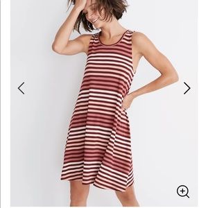 Madewell Highpoint Tank Dress in Sulley Stripe